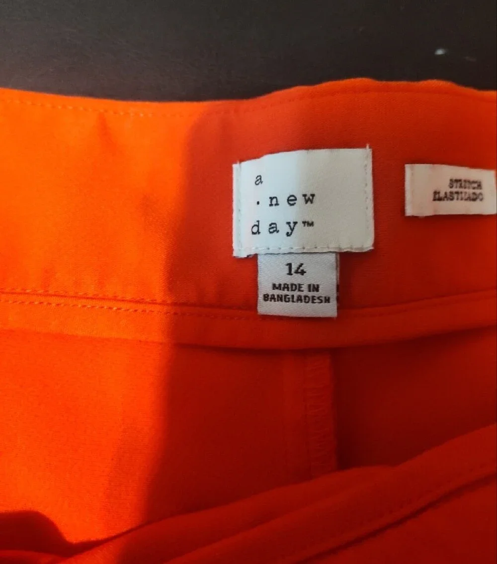A New Day Bright Red Women's Tailored Shorts